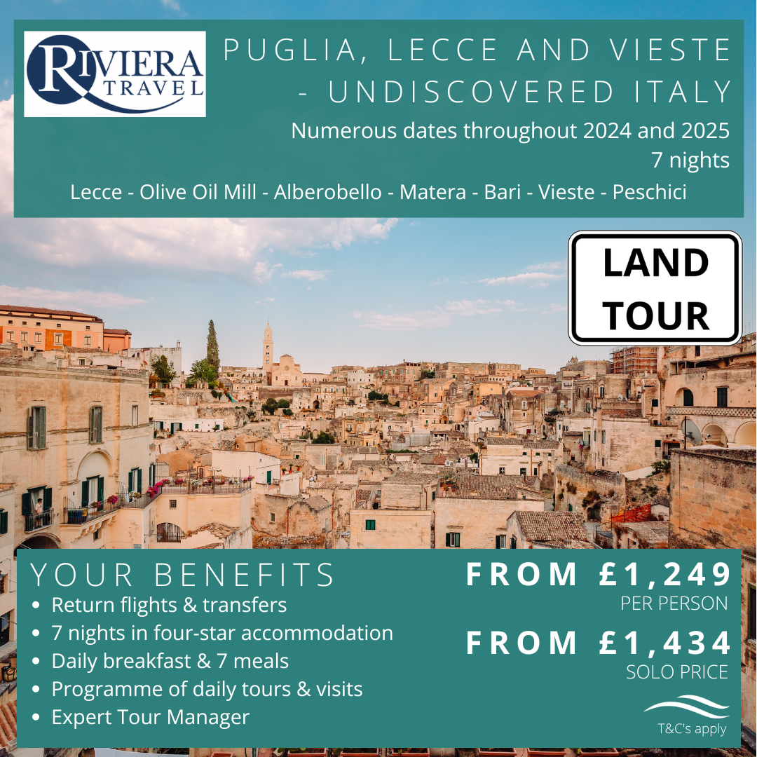 5riviera tours - Puglia, Lecce and Vieste - Undiscovered Italy