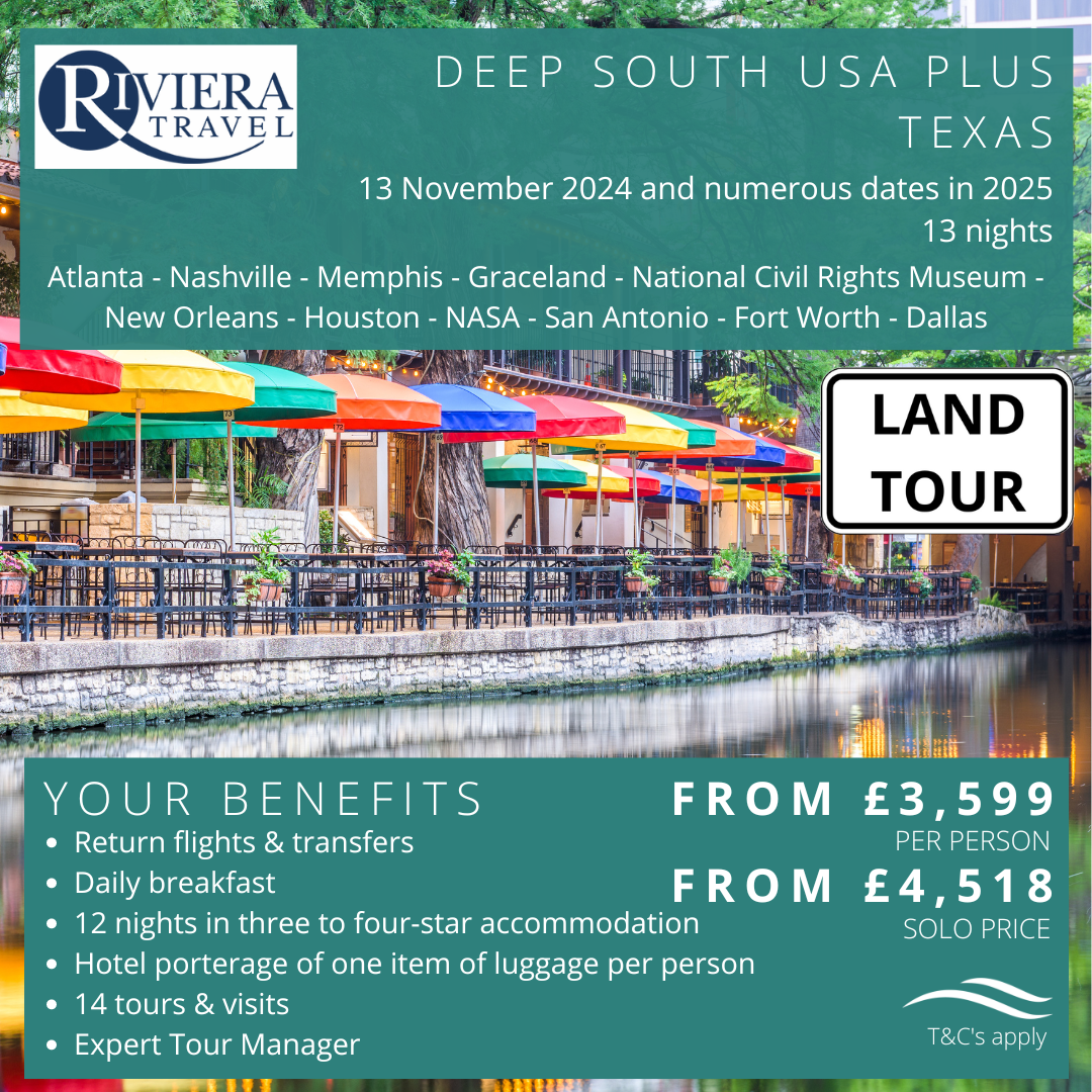 7riviera tours - Deep South USA Plus Texas