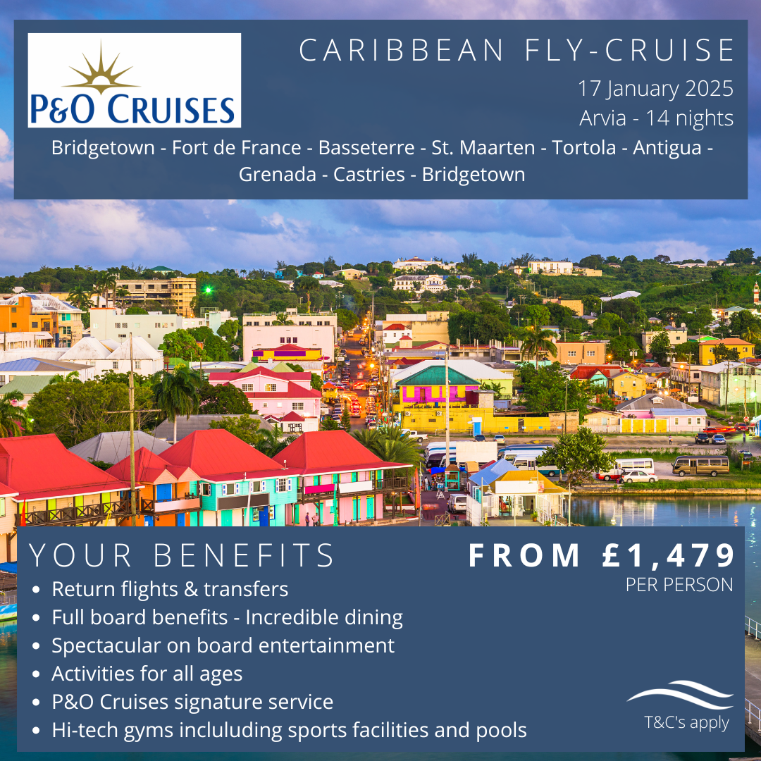 3p&o - Caribbean Fly-Cruise