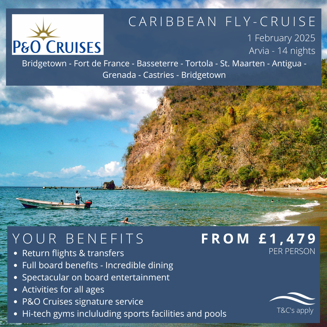5p&o - Caribbean Fly-Cruise