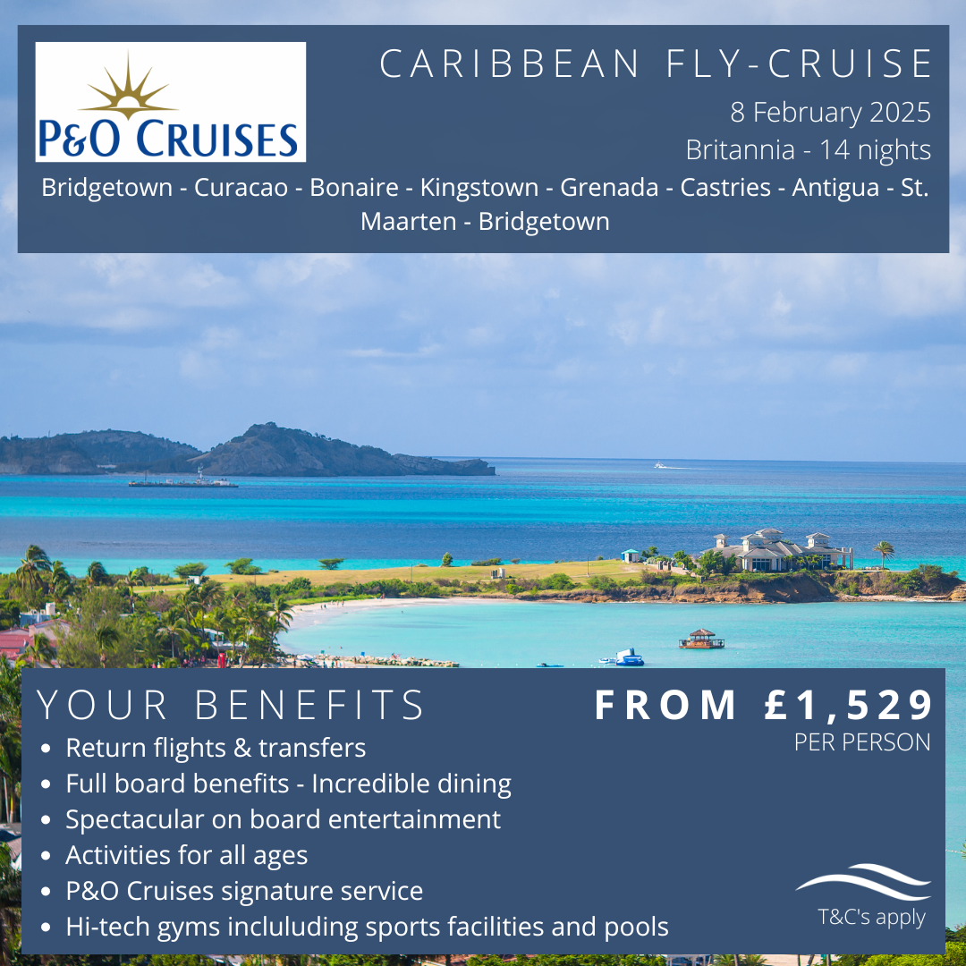 6p&o - Caribbean Fly-Cruise