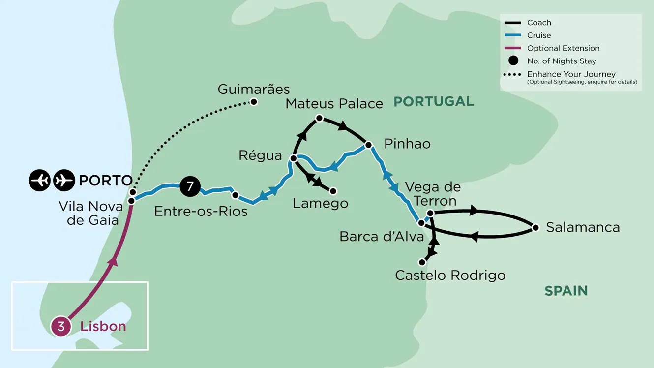douro discovery cruise map