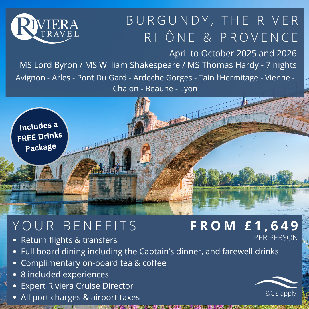 1riviera - BURGUNDY, THE RIVER RHÔNE & PROVENCE