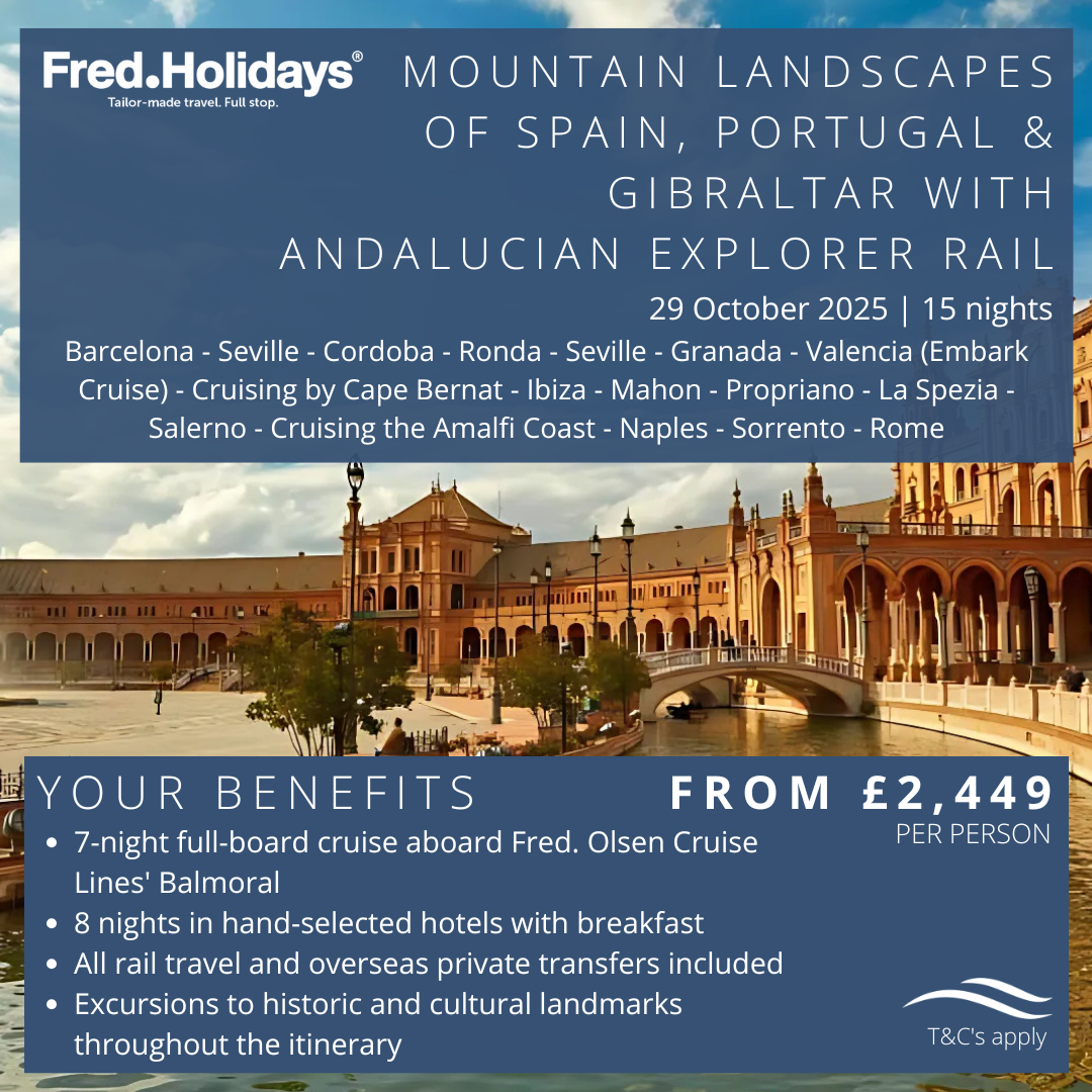 2fred olsen - Mountain Landscapes of Spain, Portugal & Gibraltar with Andalucian Explorer Rail