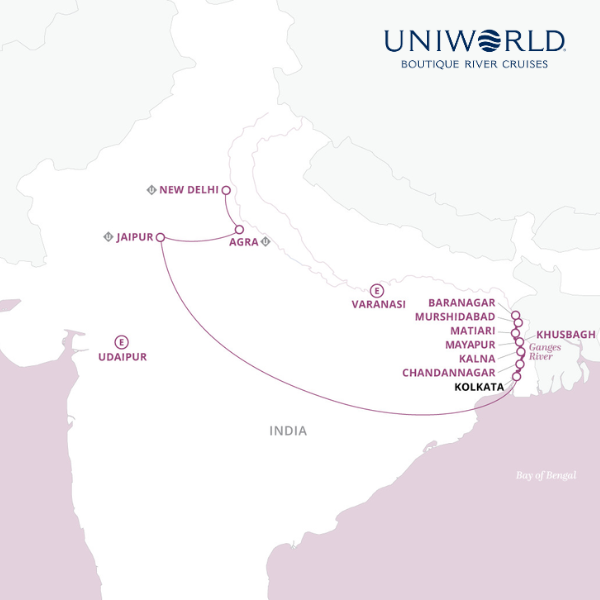 Cruise Uniworld Itinerary