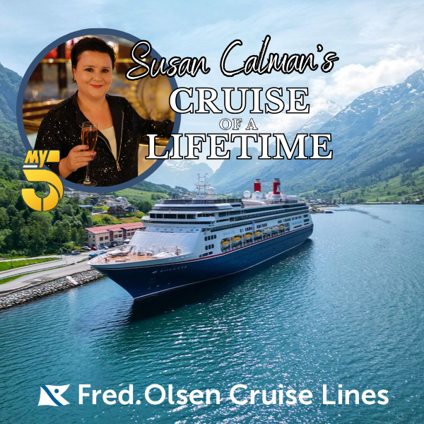 Susan Calman Norwegian Fjords with Fred. Olsen Cruises (2)