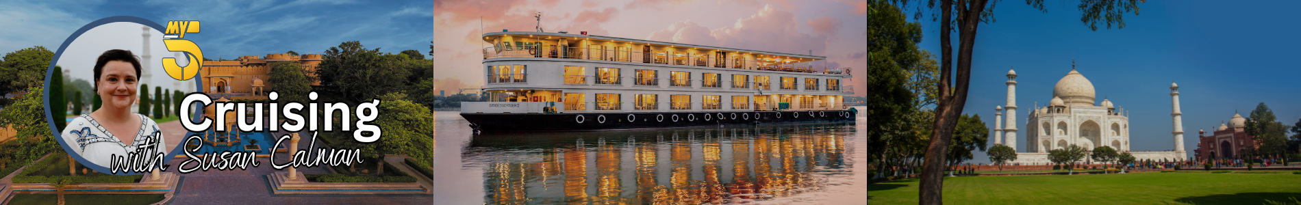 Susan Calman Uniworld Cruise Ganges India