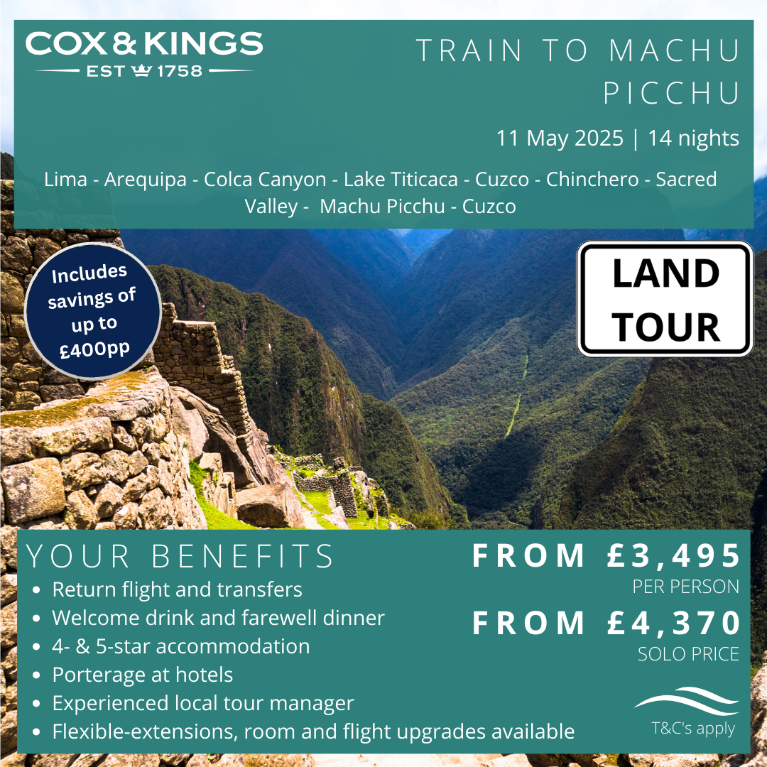 2Cox & Kings Machu Picchu Twin & Solo