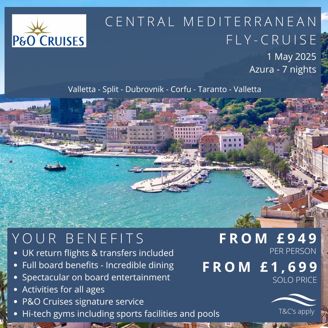 p&o central mediterranean
