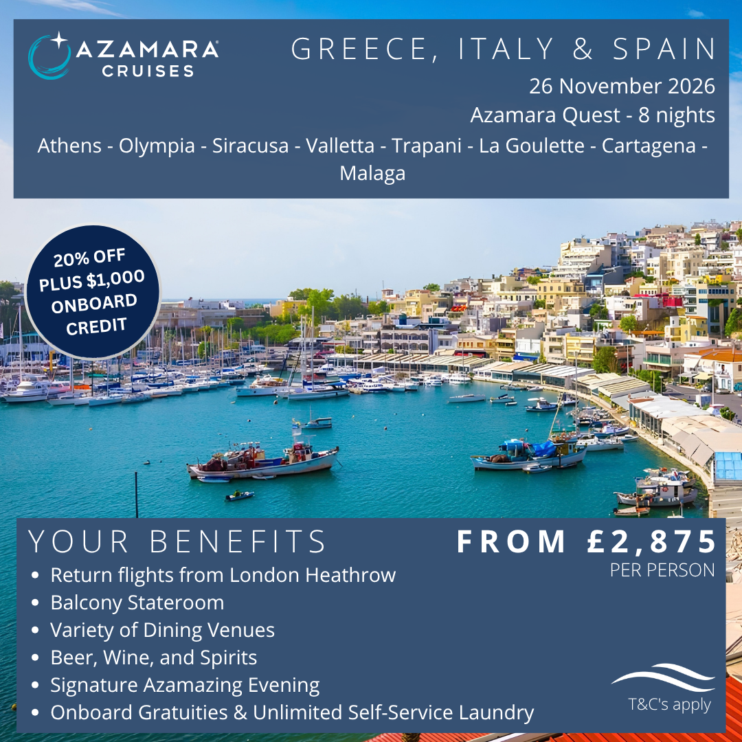 1azamara - greece, italy & spain