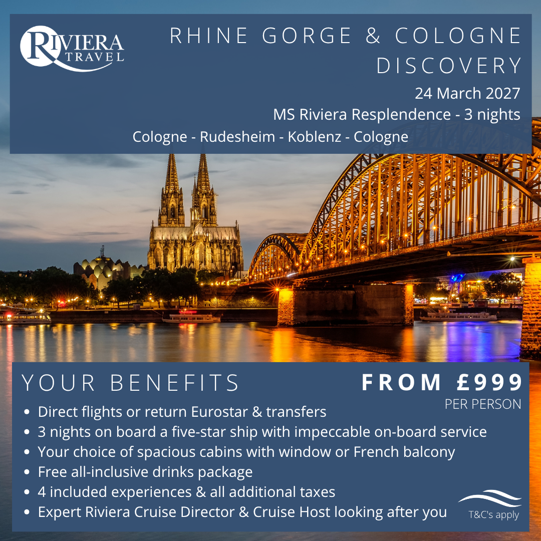 2riviera - Rhine Gorge & Cologne Discovery