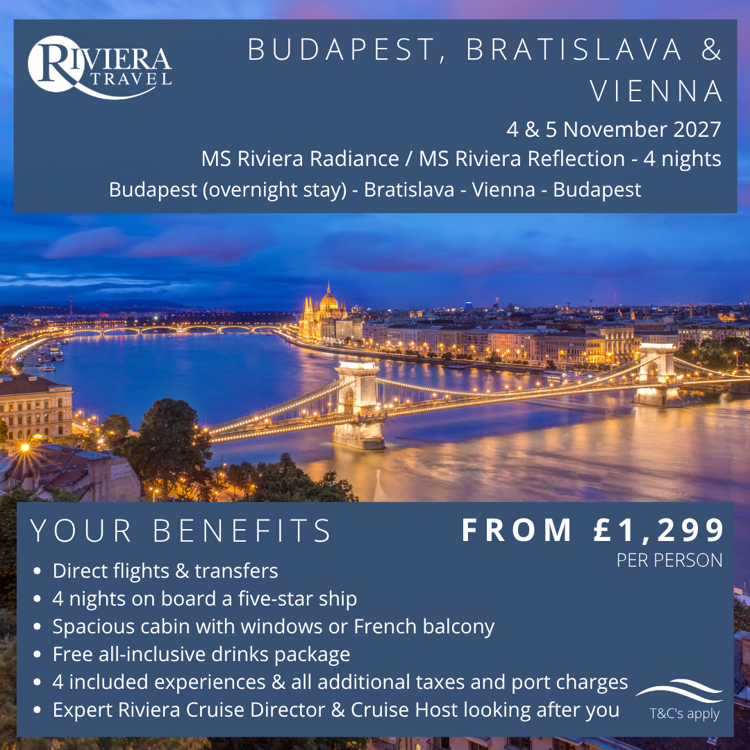 3riviera - Budapest, Bratislava & Vienna